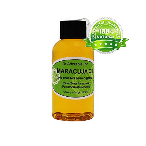 Aceite de maracuyá orgánico (frutero de pasión) 100% puro frío prensado 2 oz