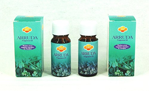 Aceite Esencia Fragancia Aromatica SAC India Ruda SET 2 frascos