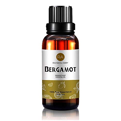 Aceite Esencial de Bergamota (30 ML), Aceite de Bergamota de Aromaterapia Natural 100% Puro Para Difusor