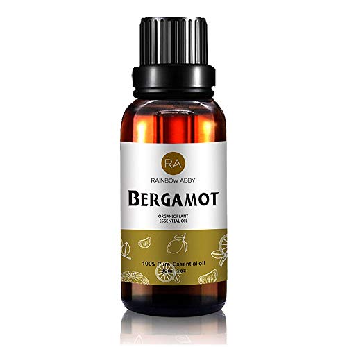 Aceite Esencial de Bergamota (30 ML), Aceite de Bergamota de Aromaterapia Natural 100% Puro Para Difusor