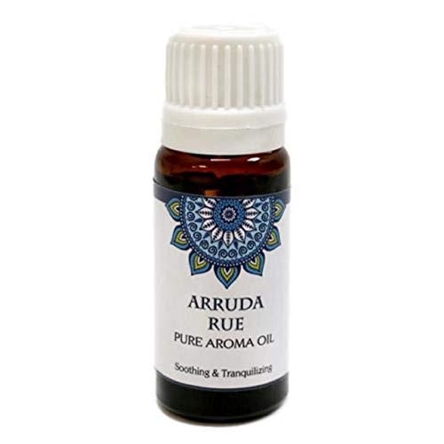 Aceite esencial Ruda. Bote oscuro de cristal. Tapón de rosca con dosificador. 10 ml.