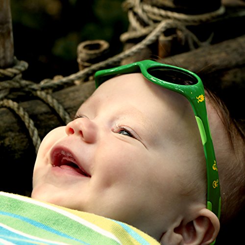 ActiveSol gafas de sol para BEBÉ | NIÑA | 100% protección UV 400 | polarizadas | irrompibles, de goma flexible | 0-24 meses | 18 gramos [Talla S - Monstruo]