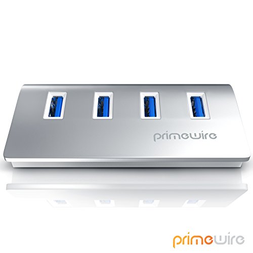 Activo 3.0 USB Hub 4 Puertos - Fuente de alimentación - 5 GBits - Distribuidor - para Notebook Ordenador portátil - Windows y Mac