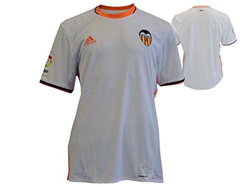 adidas 1ª Equipación Valencia CF Camiseta, Hombre, Blanco, XL