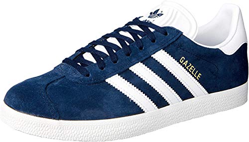 adidas Gazelle, Zapatillas de deporte Unisex Adulto, Varios colores (Collegiate Navy/White/Gold Metalic), 45 1/3 EU