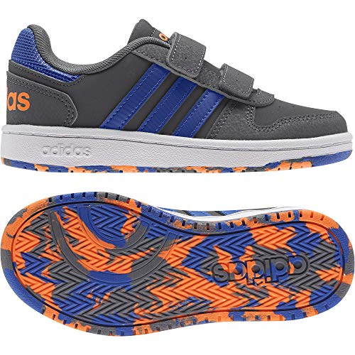 adidas Hoops 2.0 CMF C, Zapatillas Unisex niños, Gricin Azurea Narsen, 30 EU