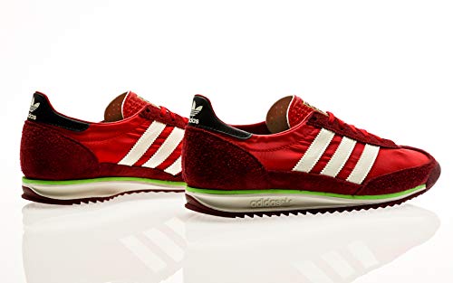 adidas Originals SL 72, Scarlet-Off White-Collegiate Burgundy, 9