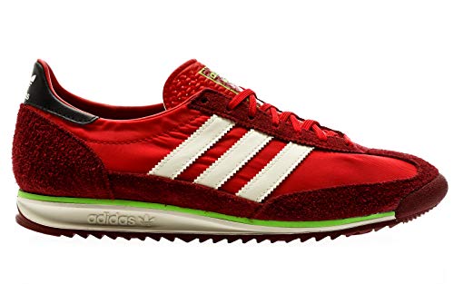 adidas Originals SL 72, Scarlet-Off White-Collegiate Burgundy, 9