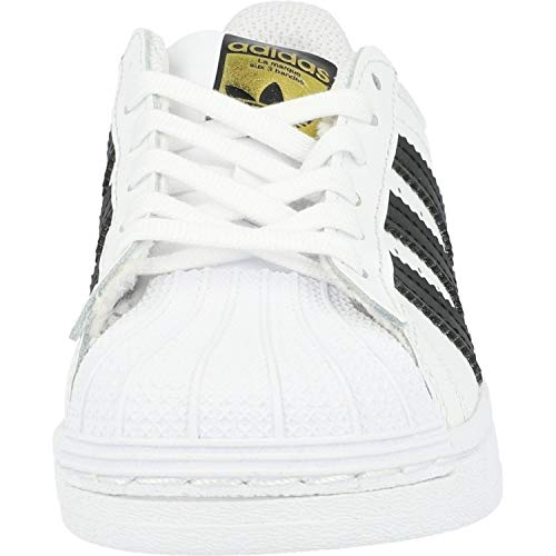 adidas Superstar, Sneaker Unisex-Child, Footwear White/Core Black/Footwear White, 37 1/3 EU