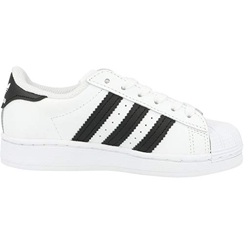 adidas Superstar, Sneaker Unisex-Child, Footwear White/Core Black/Footwear White, 37 1/3 EU