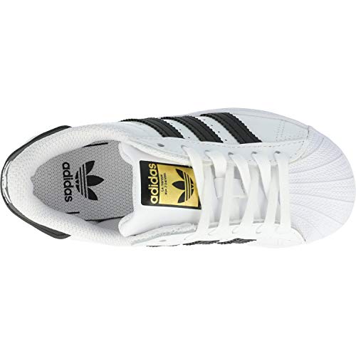adidas Superstar, Sneaker Unisex-Child, Footwear White/Core Black/Footwear White, 37 1/3 EU