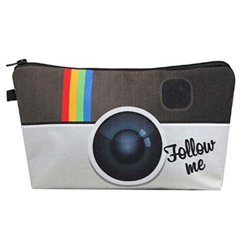 Adorable Floral Print Pattern Travel Waterproof Toiletry Bag PortableBolsa de Maquillaje Comestic Accessories Organizer Gifts, Color 3