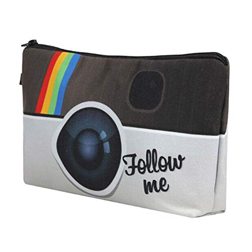 Adorable Floral Print Pattern Travel Waterproof Toiletry Bag PortableBolsa de Maquillaje Comestic Accessories Organizer Gifts, Color 3