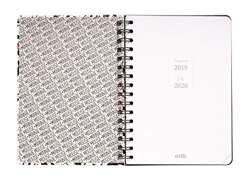 Agenda escolar 2019/2020 A5 12 meses Semana Vista Minnie Mouse