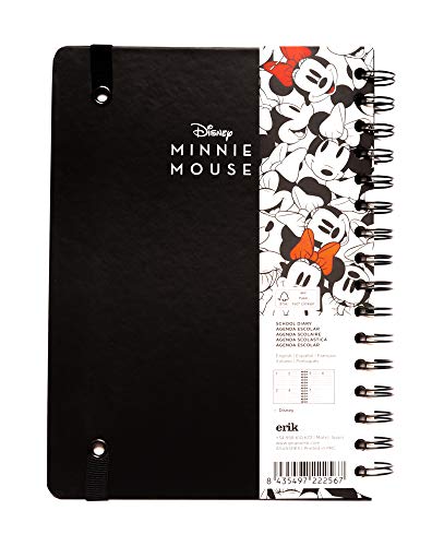Agenda escolar 2019/2020 A5 12 meses Semana Vista Minnie Mouse