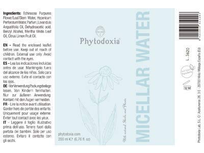 Agua Micelar Limpieza facial diaria 200ml | Ingredientes botánicos | Elimina las Impurezas en Profundidad y Maquillaje Resistente | Todo tipo de Pieles | Cosmetic Skin Active Water