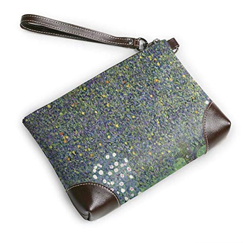 Ahdyr Monederos Carteras de teléfono de embrague Rosales debajo de árboles Cartera pequeña de cuero Monederos Bolso de mano