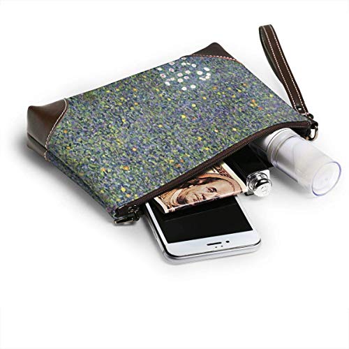 Ahdyr Monederos Carteras de teléfono de embrague Rosales debajo de árboles Cartera pequeña de cuero Monederos Bolso de mano