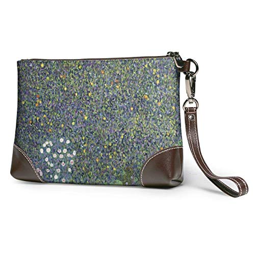 Ahdyr Monederos Carteras de teléfono de embrague Rosales debajo de árboles Cartera pequeña de cuero Monederos Bolso de mano