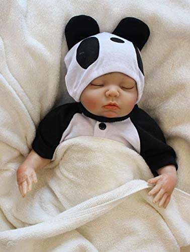 AIBAOLIAN Muñeca Bebé Reborn 20 Pulgadas 50cm Silicona Suave Vinilo Reales Bebes Reborn Niño Realista Recién Nacido Boca Magnética Juguetes de los niños