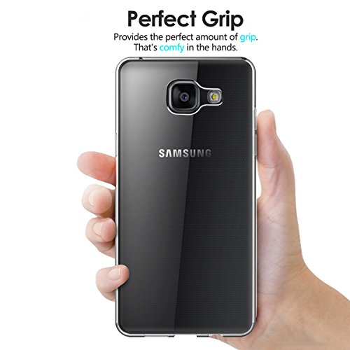 AICEK Funda Samsung Galaxy A3 2016, Samsung Galaxy A3 2016 (A310F) Funda Transparente Gel Silicona Galaxy A3 2016 Carcasa para Samsung Galaxy A3 2016 4.7"