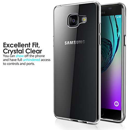 AICEK Funda Samsung Galaxy A3 2016, Samsung Galaxy A3 2016 (A310F) Funda Transparente Gel Silicona Galaxy A3 2016 Carcasa para Samsung Galaxy A3 2016 4.7"