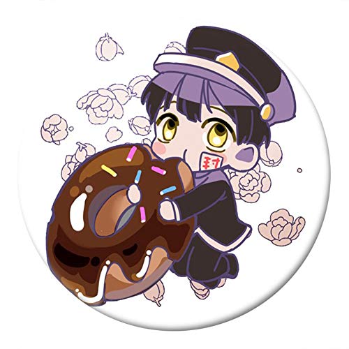 Ailin Online Hanako-kun Broche de Papel higiénico para Ropa, Bolsos, Gorras y Estuches de Anime Kawaii
