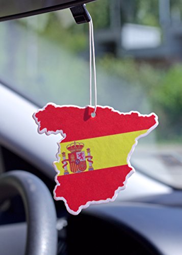 Air freshener Ambientador auto carro coche bandera de España Bosque