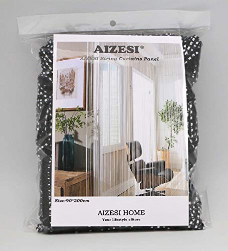 AIZESI ortina de Cuerdas para Puerta con Mosca Insectos, para Separador de Puertas o Cortina de Ventana