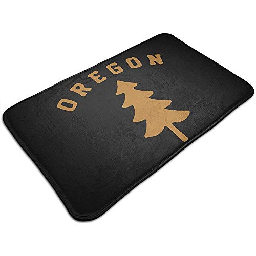 Alfombrilla Cuadrada, Oregon Douglas Pine Tree No depilar Alfombras de Puerta 40 * 60 cm