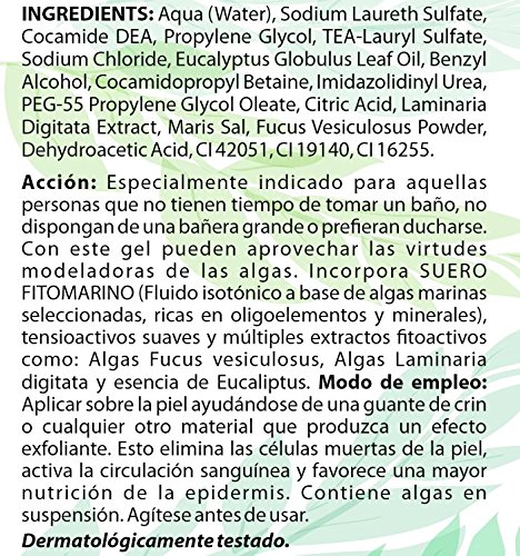 Algologie International Gel de Ducha, Baño Reductor - 500 ml