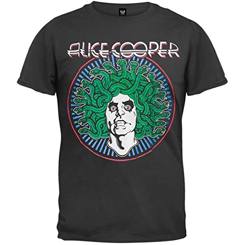 Alice Cooper Medusa Oficial Camiseta para Hombre (Small)