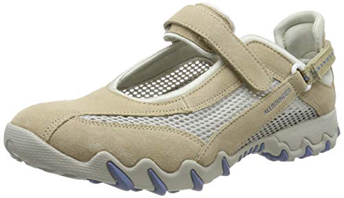 Allrounder by Mephisto Niro, Zapatillas de Cross para Mujer, Beige (Beige (Nature/Cool Grey C.Suede 80 / Open Mesh 12), 40 EU