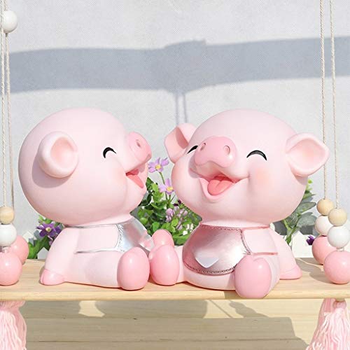 Almacenamiento creativo de monedas Dibujos animados creativos Niños Moneda de plata Moneda de hucha Moneda de gran capacidad Hucha Decoración de la sala de estar del hogar Regalo de decoración del hog