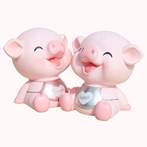 Almacenamiento creativo de monedas Dibujos animados creativos Niños Moneda de plata Moneda de hucha Moneda de gran capacidad Hucha Decoración de la sala de estar del hogar Regalo de decoración del hog