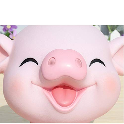 Almacenamiento creativo de monedas Dibujos animados creativos Niños Moneda de plata Moneda de hucha Moneda de gran capacidad Hucha Decoración de la sala de estar del hogar Regalo de decoración del hog