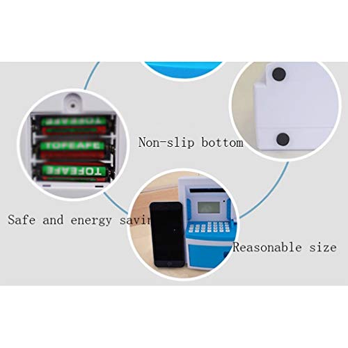 Almacenamiento Creativo de Monedas Piggy Bank Change Storage Decoración for el hogar Decoración, diseño de contraseña, Seguro y práctico Regalo de decoración del hogar