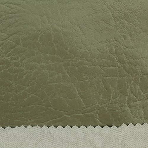 ALMACENES CASA ANGEL Polipiel con DISEÑO Vintage Serie NEWSTAR Ancho 140cm por Metro (Verde Claro, 1 Metro)