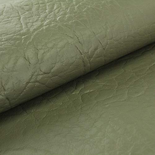 ALMACENES CASA ANGEL Polipiel con DISEÑO Vintage Serie NEWSTAR Ancho 140cm por Metro (Verde Claro, 1 Metro)