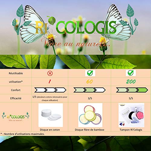 Almohadillas desmaquillantes lavables + bastoncillos reutilizables de algodón. Ideal como regalo para mujer para tus viajes. Accesorio de baño para maquillaje económico y ecológico.