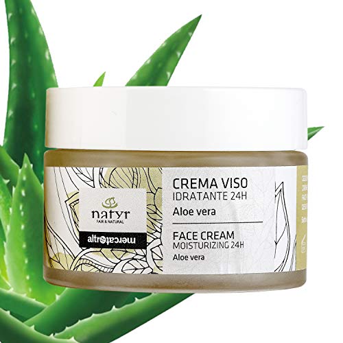 Aloe Vera Cuidado Facial línea Italiano Natural cosmético natyr – Justo & natural hydrierend, weichmachend, nährend, suave, schützend