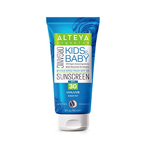 Alteya Organics Protector Solar para Niños y Bebés 90 ml – Producto Orgánico Certificado por NaTrue