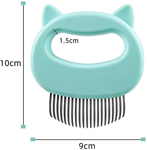 Aly Dematting Comb Peine De Masaje para Afeitar para Perros Y Gatos DepilacióN para Mascotas Artefacto para Mascotas Peine(2PCS)