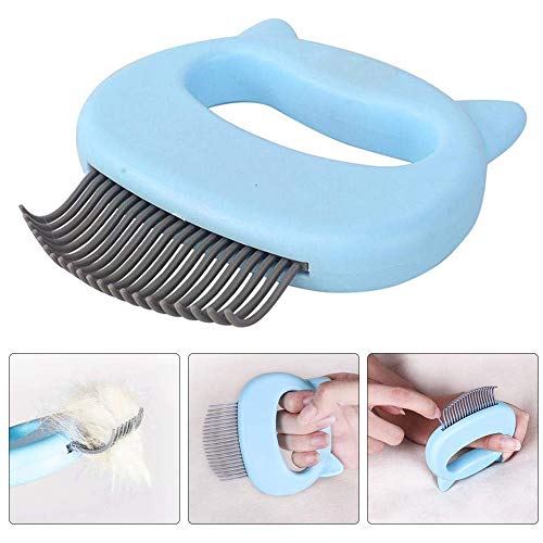 Aly Dematting Comb Peine De Masaje para Afeitar para Perros Y Gatos DepilacióN para Mascotas Artefacto para Mascotas Peine(2PCS)