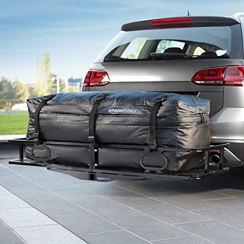 AmazonBasics - Portaequipajes con soporte a enganche de remolque