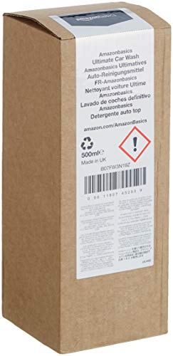 AmazonBasics - Producto limpiador de coche (Ultimate Car Wash), botella de 500 ml con tapa abatible