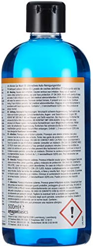 AmazonBasics - Producto limpiador de coche (Ultimate Car Wash), botella de 500 ml con tapa abatible