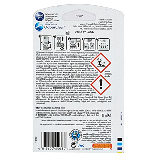 Ambi Pur 3Volution Tatami Japonés Recambio Para Ambientador Eléctrico - 21 ml