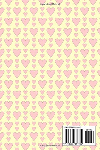 Amelia: Personalised Valentine Heart Notebook In Pink (Small) (Personalised Valentine Heart Notebooks)