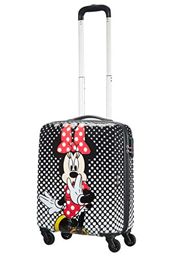 American Tourister Disney Legends Spinner S Equipaje de Mano Infantil, 55 cm, 36 L, Multicolor (Minnie Mouse Polka Dot)